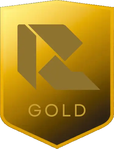 Gold tier badge