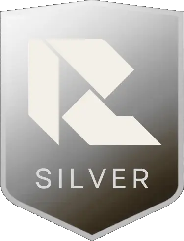 Silver tier badge